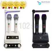 Kumyoung KMC-0707 UV LED Sterilization Wireless Karaoke Microphone System KY Mic