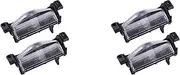 Binxind 4 Pcs Car License Plate Lamp Light Shell Cover for 2 3 M2 M3 2011-2013 BP4K-51-274 BBM4-51-274 BS1E-51-274