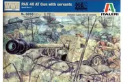 Italeri: 1/72 German PAK 40 AT Gun with Servants (WWII) - Model Kit
