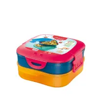 在飛比找博客來優惠-【法國Maped】3合1兒童外出餐盒1.4ml 橘紅
