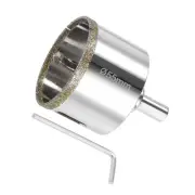 Diamond Hole Saws Glass Drill Bits 55mm with Center Guide Drill Bit Zinc Plated