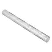Acrylic Round Rod Spiral White Line PMMA Bar 250mmx25mm