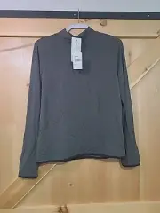 NWT Threads 4 Thought Size Small Gray Quarter Zip Pullover Stitch Fix #2