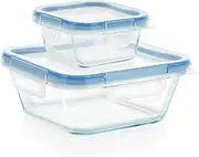Snapware 4-Piece Total Solution Food Storage Set, Glass