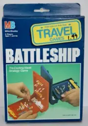NEW Vintage Battleship Travel Game 4419 MIB 1989 Milton Bradley