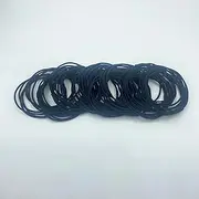 Boxed simple hair tie hair tie rubber band basic practical rubber band high elasticity and durable rubber band women's hair ponytail hair accessory(HS)