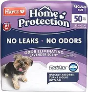 Hartz Odor Eliminating Dog Pee Pads, 50 Count, Lavender Scented, 21" x 21" (3270014838)