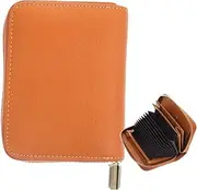 [Healeved] Compact Card Holder Pouch Portable Wallet for Men Women for Id Credit Cards Durable Design Easy to Clean Travel Friendly