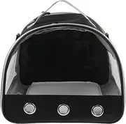 GANAZONO 1Pc Portable Pet Bird Carrier Pouch Breathable Animal Travel Bag with Transparent Observation Window for Hamsters Hedgehogs and Other Pets for Outdoor