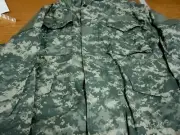 NEW U.S MILITARY ISSUE M-65 FIELD JACKET ACU CAMOUFLAGE X- LARGE-SHORT