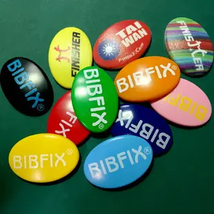 Bibfix號碼布塑膠扣 (FINISHER彩虹版)