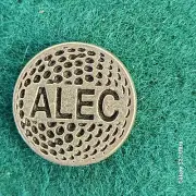 Personalized Metal Golf Ball Marker for Alec