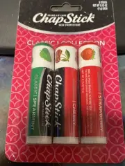 ChapStick Classic Original Lip Balm Tubes - 0.15 Oz (Pack of 3) New