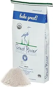 Great River Organic Milling Lily White Bread Flour, 25 Pound