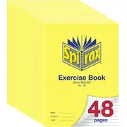 Spirax 100 Exercise Book Ruled 8mm 70gsm 48 Page (A4) [20 Pack]