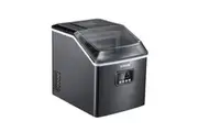 Maxkon 17KG Portable Commercial Ice Maker Machine Stainless Steel Fast Freezer Black