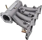 RSATP-Aluminum Intake Manifold B16,Compatible With Civic EK Integra DA DC2 B16A B16A2 B16A3 RS-CR1827(Silver)
