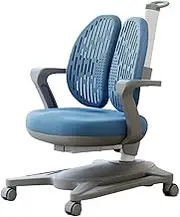 Kids Desk Chair with Wheels for Kids Kids Computer Desk Chair Adjustable Height and Depth Kids Study Chair 360° Swivel Chair for Boys and Girls