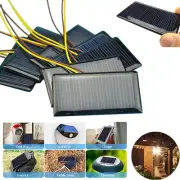1-10Pcs Portable Polycrystalline Solar Panel Cells 5V 60mA DIY LED Garden Lights