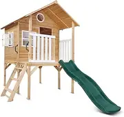 Lifespan Kids Archie Cubby House - Elevated with 1.8m Green Slide