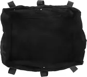 FOMIYES under Seat Walker Storage Bag Large Capacity Hanging Basket for Rollators Black Organizer Pouch for Wheelchairs and Mobility Convenient Design for Easy Attachment