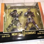 McFarlane Mortal Kombat 11 2-Pack Sub Zero vs Shao Kahn Exclusive.