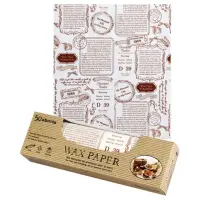 在飛比找momo購物網優惠-【WAX PAPER】食品包裝紙 防油蠟紙 白色報紙(日本製