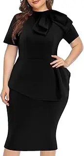 [WanMem] Printed Shirt Dress for Women V Neck Long Sleeve Button Down Sexy Shirt Dresses Floral Print Tunic Clubwear