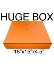 New Condn Hermes Box empty Huge XL Shoes Sneakers Storage Replacement Gift Decor