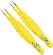 Super Sharp Pointed Tweezers Precision Best Splinter Tweezers Pointed Tip Thin Needle,Ingrown Hair Tweezers Kit