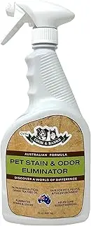 GVX Pet Stain & Odor Eliminator for Home - Pet Carpet Cleaner – Urine Odor Eliminator – Dog & Cat Urination Deterrent – Carpet Stain Remover – Cat & Dog Pee Spray Cleaner (32 oz)