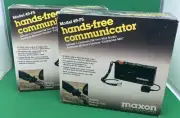 Maxon 49-F5 Hands Free Communicator Deluxe 5 Channel FM 2-Way Radio Pair - Black