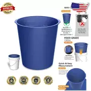 Heavy-Duty 5 Gallon Silicone Liner - Effortless Cleanup & Material Management