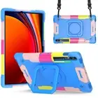 Fr Samsung Galaxy Tab S9+/S9 FE+ 12.4" Heavy Duty Kids Case with Crossbody Strap