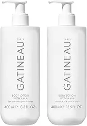 Gatineau - AHA Body Lotion, Duo Pack, Hydrating Cream for Dry Skin with Shea Butter (400ml x 2 Bottles)