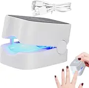 LED Light Dryer for Nails Gel - Rechargeable LED Fingernail Light | USB Charging Nail Dryer Lamp for Home, Travel, Business Trip, Apartment