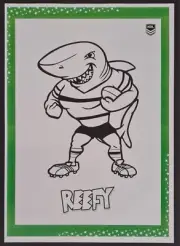 2023 CRONULLA SHARKS NRL RUGBY LEAGUE COLLECTABLE MASCOT SHEET *A4 SIZED*