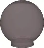 KastLite 6" Bronze Acrylic Lamp Post Globe | 3.14" Fitter Neck