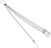 DOITOOL Secure Rope Hanger for Plant Pots Grow Lights Sturdy Hanging Wire Quick Installation for Indoor/Outdoor