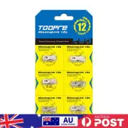 6 Pairs Bicycle Chain Link Connector MTB Road Bike Quick Master Links (12S)