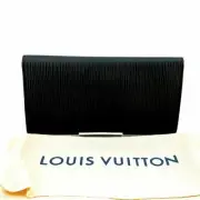 Louis Vuitton Long Wallet Portefeuille Braza Epi Noir M60622