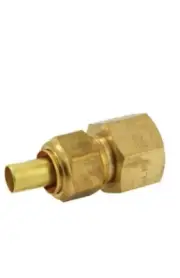 Lot Of 36 Pieces Proline 1/2 in. Threaded Flare x 3/8 Brass Adapter Coupling