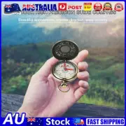 Vintage Bronze Compass Pocket Size Compass for Outdoor Hiking Camping Kid Gifts