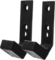 PENIKOKO 2Pcs Wall Mounted Barbell Rack for Home Gym Storage Durable Barbell Organizing Rack Easy to Install Weight Bar Holder Sturdy Fitness Equipment