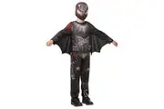 How To Train Your Dragon Boys Deluxe Hiccup Battlesuit Costume (Black/Grey) (9-10 Years)