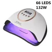 Max UV LED Lamp For Nail Dryer 66 LEDS UV Gel Varnish With LCD Display UV Lamp