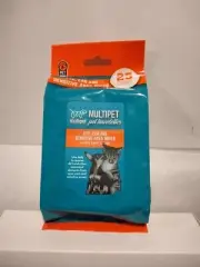 MultiPet EYE, EAR & SENSITIVE AREA PET WIPE, 25 Ct