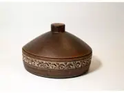 Ceramic Tagine Pot for Cooking, 0.79 U.S. Gal (3 l) handmade