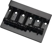 JWQFBC Fixed 5-string Bass Bridge, 16 Mm, with Fixing Wrench, Zinc Alloy for Instrument Bass, Black