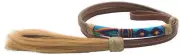 Buffalo Leather Over n Under with Blue Beading